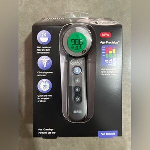 Braun 7 Non-Contact 3-in-1 Thermometer new in box